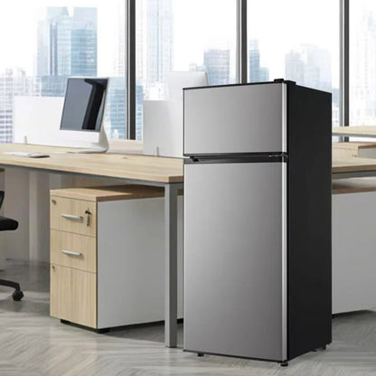 4.5 Cu.Ft Mini Fridge with Freezer Mini Fridge with Adjustable Shelves Small Refrigerator with 2-Door for Home, Kitchen, Office and Bedroom