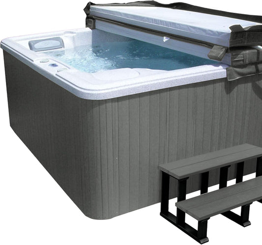 SPAKIT-FL-CGE Hot Tub Cabinet Spa Replacement Kit, Coastal Gray