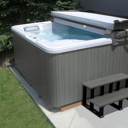 SPAKIT-FL-CGE Hot Tub Cabinet Spa Replacement Kit, Coastal Gray